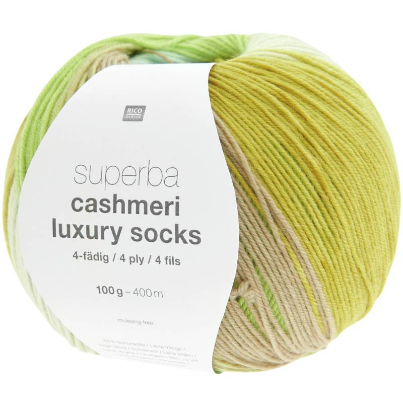 Superba Cashmeri Luxury Socks 4fädig von Rico Design