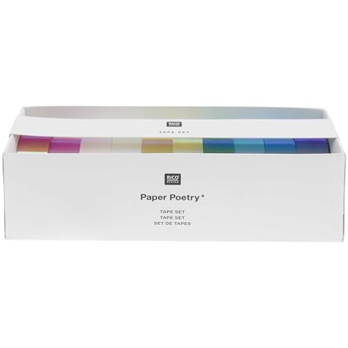 Tape Set Mirror Rainbow, 10 Stk. Tape Set Mirror Rainbow, 10 Stk. von Rico Design