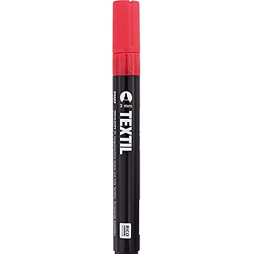 Textilmarker für dunkle Stoffe, Farbe wählbar, ideal für T-Shirts, Schuhe, Taschen, Jutebeutel und andere Stoffarten rot Textilmarker für dunkle Stoffe, Farbe wählbar, ideal für T-Shirts, Schuhe, Taschen, Jutebeutel und andere Stoffarten rot von Rico Design