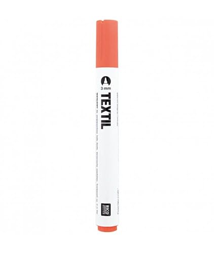 Rico Design Textilmarker Stoffmalstifte, Feine Spitze mit 3 mm, Orange, Rosa, für hell Stoffe, Perfekt für Tshirts, Schuhe, Taschen, Jutebeutel, und andere Stoffarten Rico Design Textilmarker Stoffmalstifte, Feine Spitze mit 3 mm, Orange, Rosa, für hell Stoffe, Perfekt für Tshirts, Schuhe, Taschen, Jutebeutel, und andere Stoffarten von Rico Design