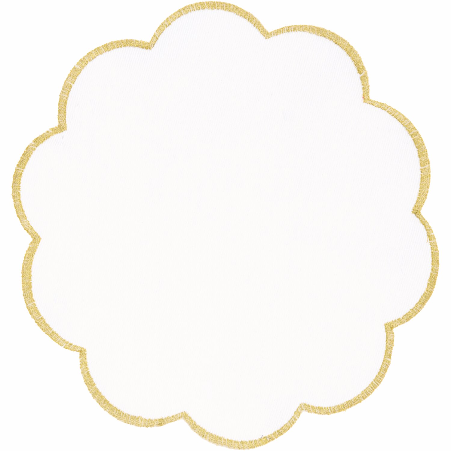 Untersetzer rund Gold/Weiß 2 Stück Untersetzer rund Gold/Weiß 2 Stück von Rico Design