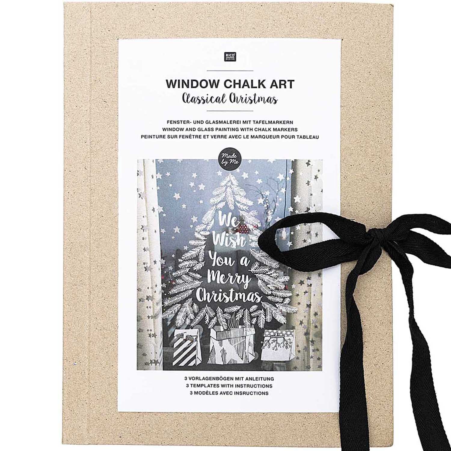 Vorlagenmappe Classical Christmas Fenster- und Glasmalerei mit Kreidestiften von Rico Design