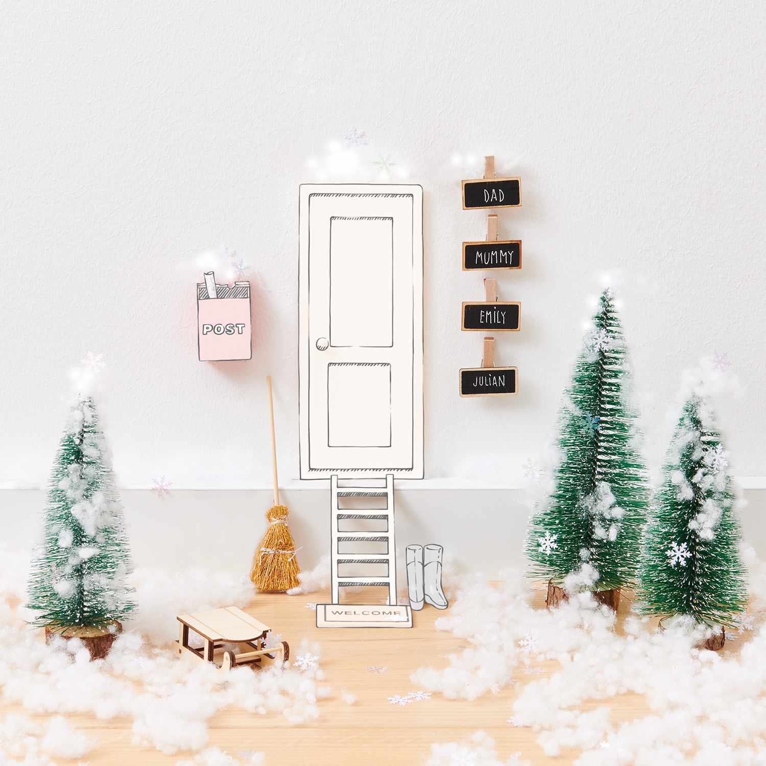 Wichtelwelt Deko Set Schnee von Rico Design