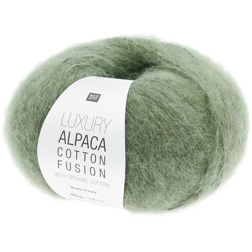 Wolle Alpaca Cotton Fussion, 50g, Lindgrün Wolle Alpaca Cotton Fussion, 50g, Lindgrün von Rico Design