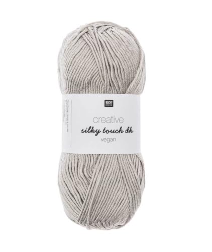 Wolle Rico Design – Creative Silky Touch DK – 100 g – 100% Acryl Silbergrau von Rico Design