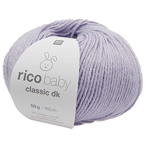 Wolle rico Baby Classic dk, 50g, ca. 165m Flieder Wolle rico Baby Classic dk, 50g, ca. 165m Flieder von theofeel
