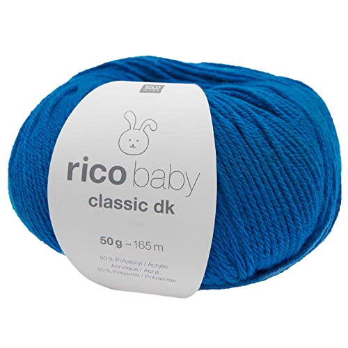 Wolle rico baby classic dk, 50g, ca. 165m Azur von theofeel
