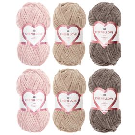 Wollpaket Chenillove Earthy Colours von Rico Design