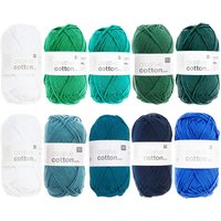 Wollpaket Creative Cotton aran Aqua Colours von Rico Design