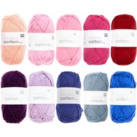 Wollpaket Creative Cotton aran Berry Colours von Rico Design