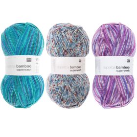 Wollpaket Socken Bamboo Fashion von Rico Design