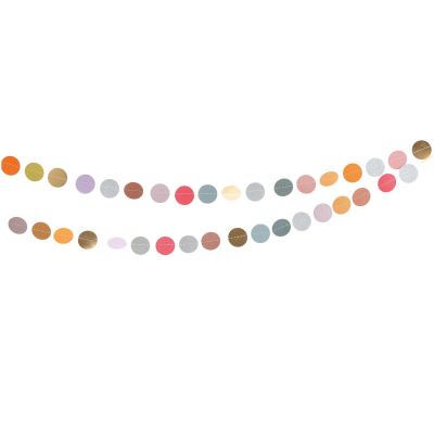 Genähte Girlande Glitter-Kreise 2m Genähte Girlande Glitter-Kreise 2m von Rico Design