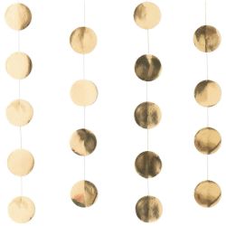 YEY! Let's Party Genähte Girlande Kreise 3,8cm gold 2m YEY! Let's Party Genähte Girlande Kreise 3,8cm gold 2m von Rico Design