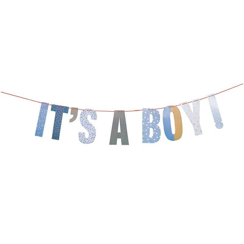 Girlande It's a boy 3m von Rico Design