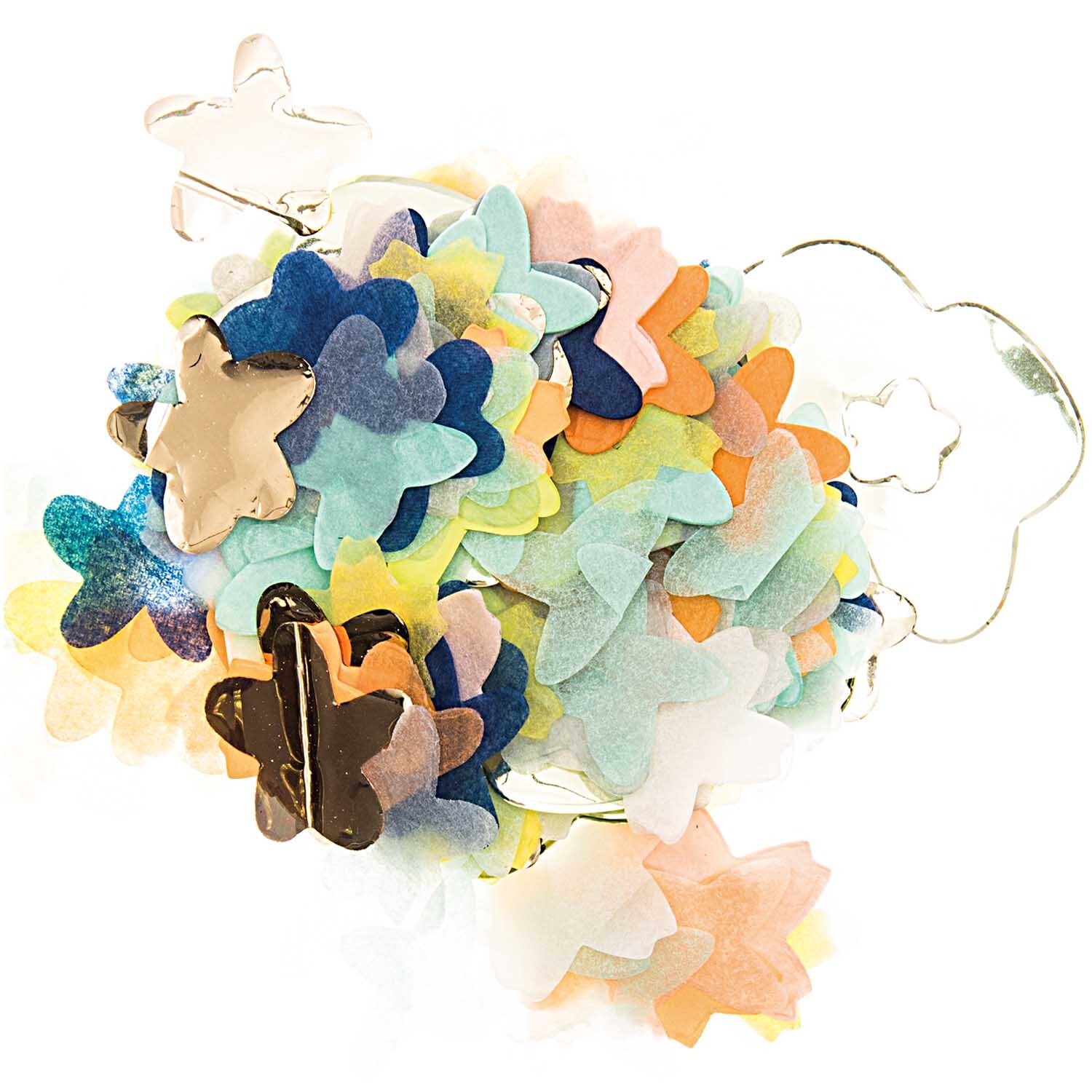 Konfetti Blüten blau Mix 20g Konfetti Blüten blau Mix 20g von Rico Design
