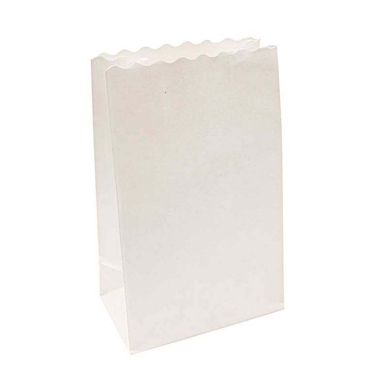 Lichttüten weiß 19x11x7cm 5 Stück von Rico Design