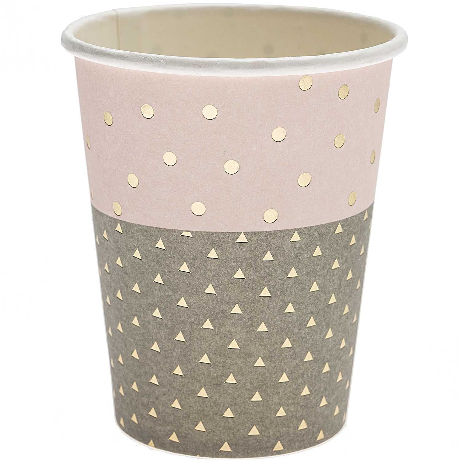 YEY! Let's Party Pappbecher Konfetti rosa 12 Stück YEY! Let's Party Pappbecher Konfetti rosa 12 Stück von Rico Design