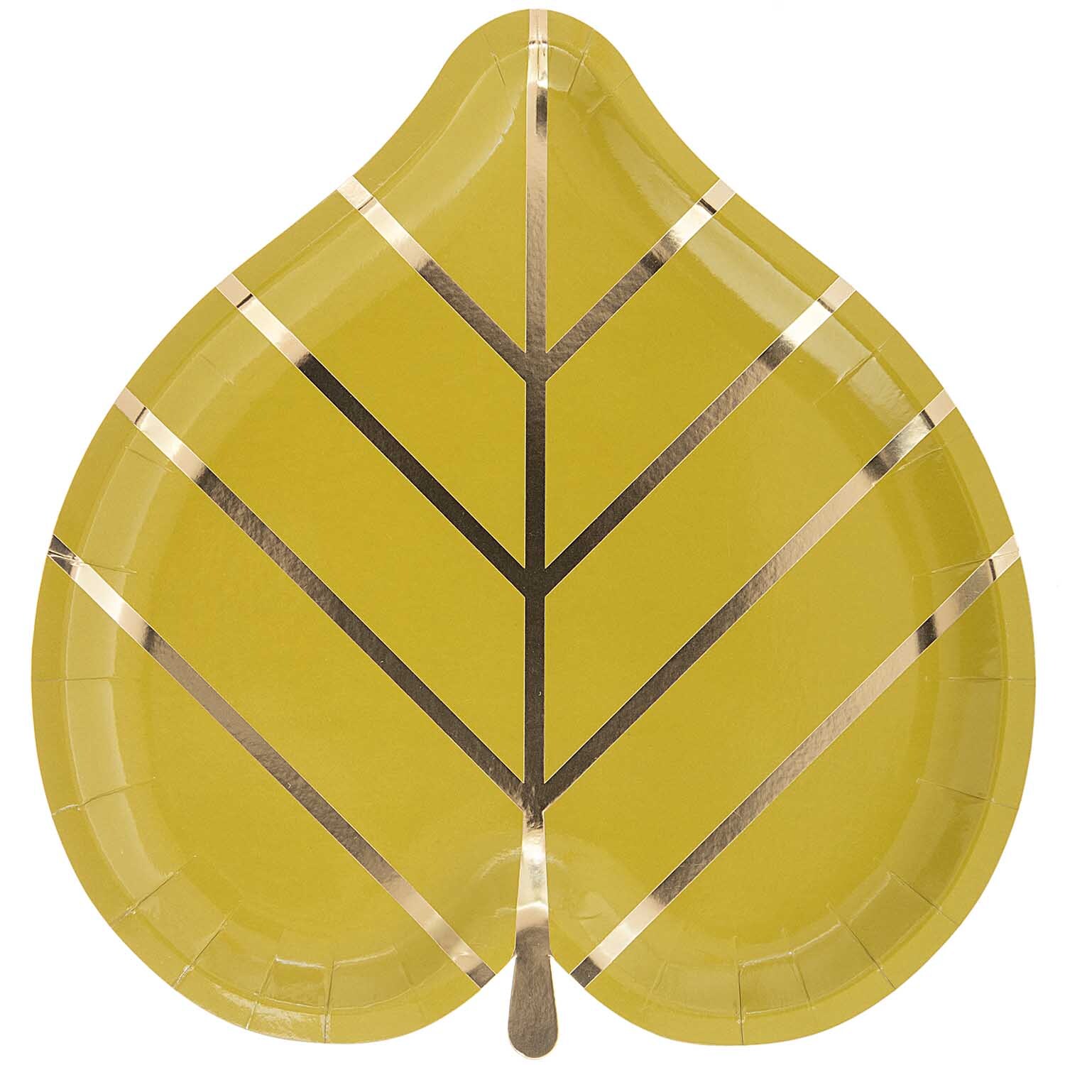 Pappteller Blatt 24,3x26,5cm 12 Stück von Rico Design
