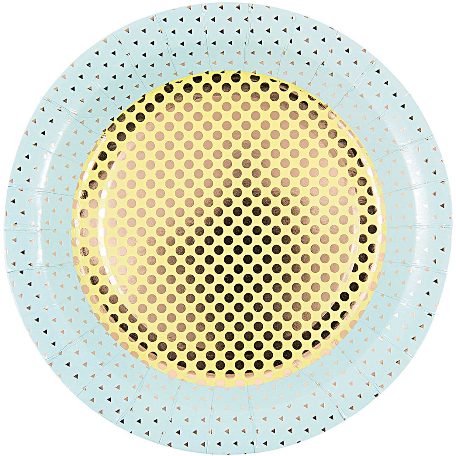 Pappteller Konfetti blau 12 Stück Pappteller Konfetti blau 12 Stück von Rico Design
