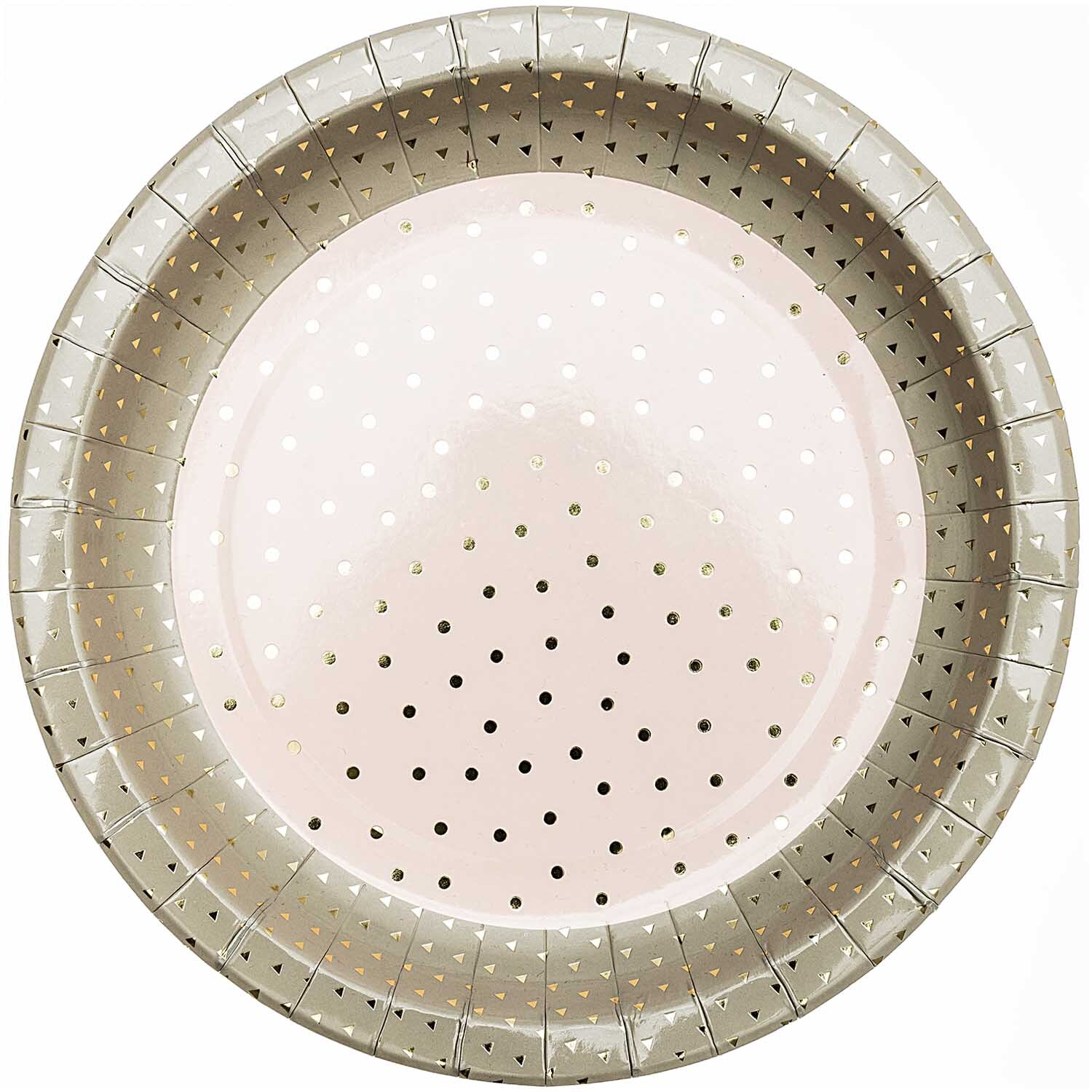 Pappteller Konfetti rosa 12 Stück Pappteller Konfetti rosa 12 Stück von Rico Design