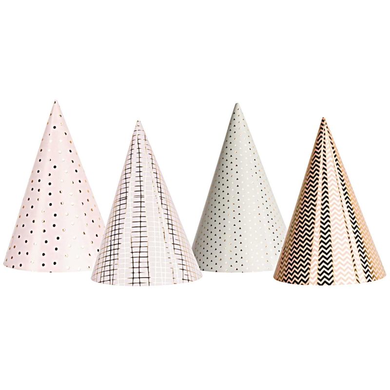 YEY! Let's Party Partyhüte rosa-gold 20cm 8 Stück YEY! Let's Party Partyhüte rosa-gold 20cm 8 Stück von Rico Design