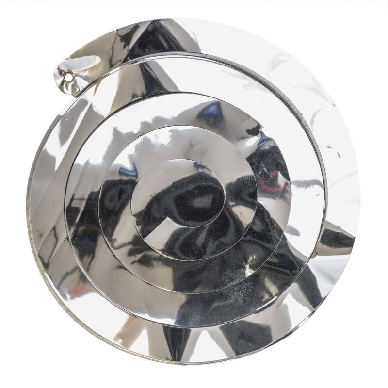 Rico Design Seidenpapierspiralen 2 Stück 36 Lagen Silber Mix von Rico Design