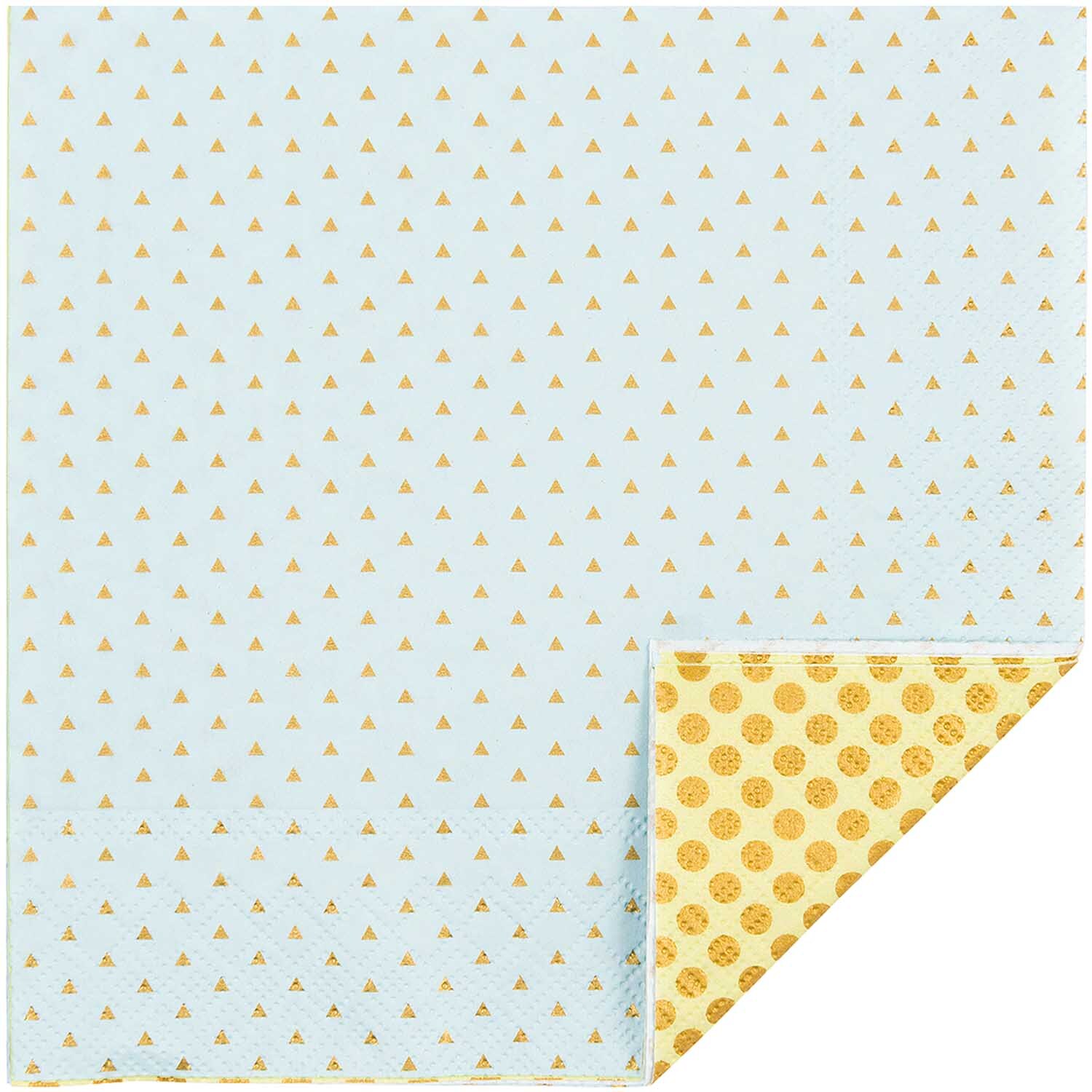 Serviette Konfetti blau 33x33cm 20 Stück Serviette Konfetti blau 33x33cm 20 Stück von Rico Design