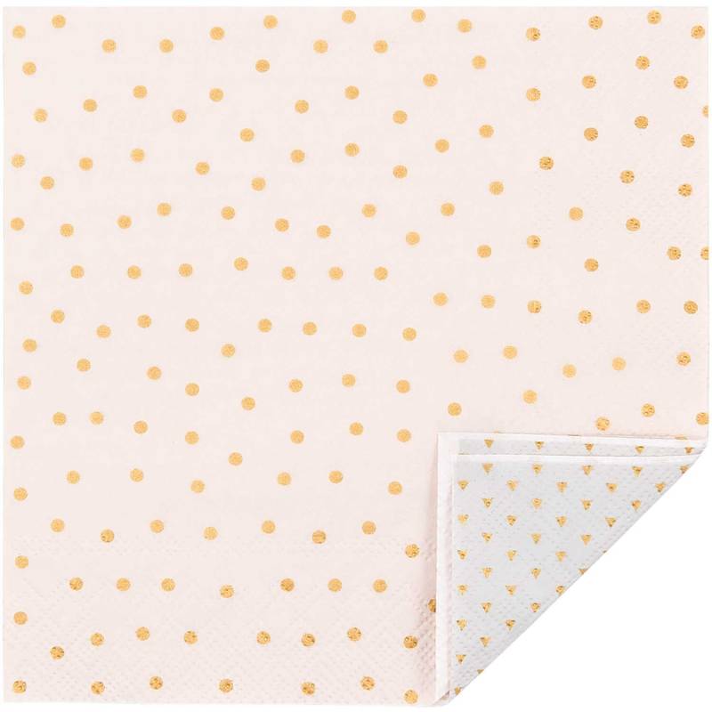 Serviette Konfetti rosa 33x33cm 20 Stück von Rico Design