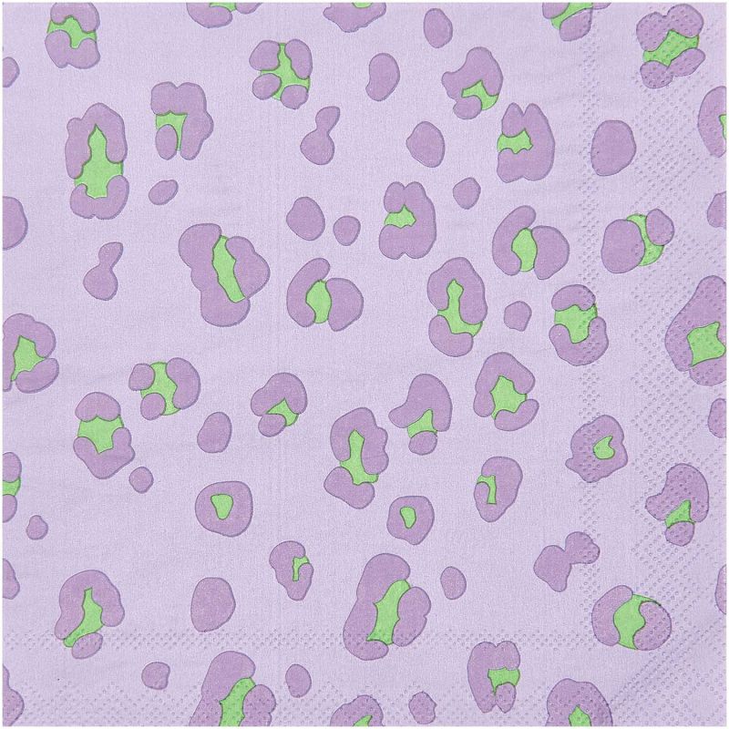 Servietten Acid Leo flieder-grün 33x33cm 20 Stück Servietten Acid Leo flieder-grün 33x33cm 20 Stück von Rico Design