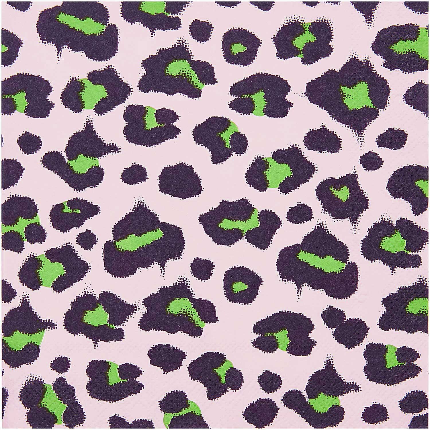YEY! Let's Party Servietten Acid Leo rosa-grün 33x33cm 20 Stück YEY! Let's Party Servietten Acid Leo rosa-grün 33x33cm 20 Stück von Rico Design