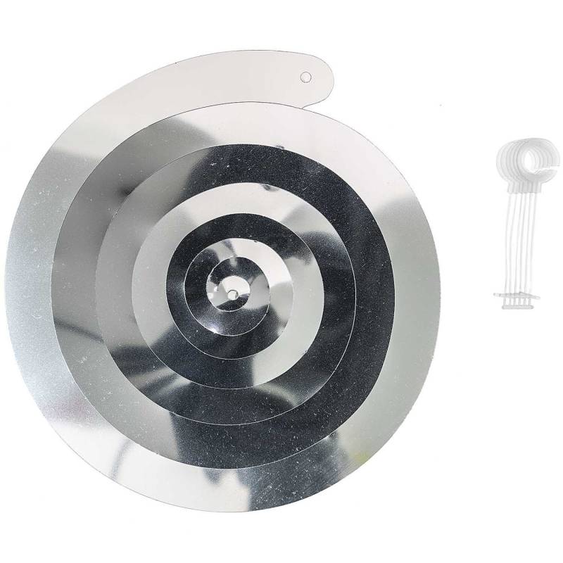 Rico Design Spiralluftschlangen 50cm 6 Stück Silber von Rico Design