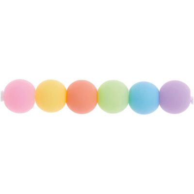 itoshii Kunststoffperlen Matt Rainbow/Pastell Mix itoshii Kunststoffperlen Matt Rainbow/Pastell Mix von Rico Design