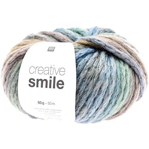 Rico Creative Smile Acryl Garn, 100% Acryl, 500g, 40cm, Yarn, Maschinenwäsche Rico Creative Smile Acryl Garn, 100% Acryl, 500g, 40cm, Yarn, Maschinenwäsche von Rico Design