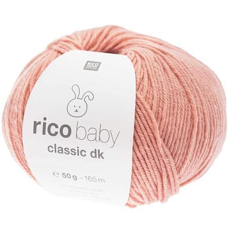 Rico Baby Classic dk #57, weiche Babywolle zum Stricken oder Häkeln, 50g von Rico Design