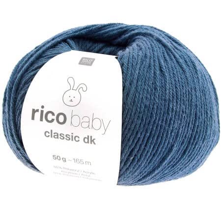 Rico Baby Classic dk #60, weiche Babywolle zum Stricken oder Häkeln, 50g von Rico Design