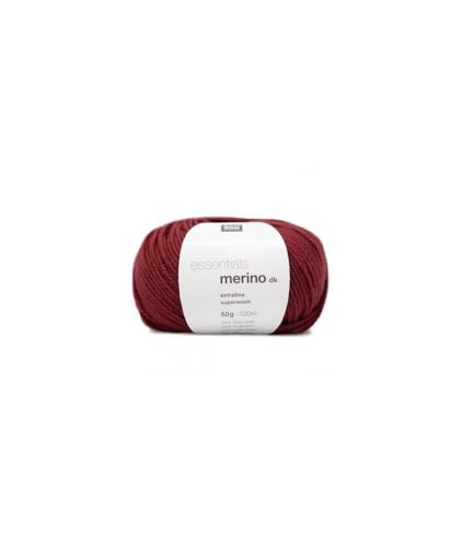 Rico Essentials Merino dk, Farbe 79, Merinowolle Ziegel rot zum Stricken und Häkeln Rico Essentials Merino dk, Farbe 79, Merinowolle Ziegel rot zum Stricken und Häkeln von Rico Design