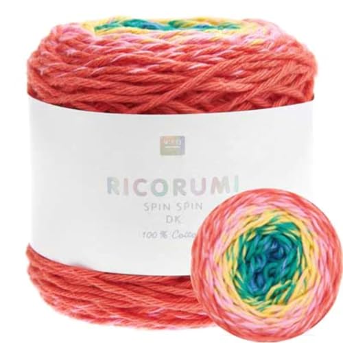 50g Ricorumi -Spin Spin - Farbe: 1 - Verlauf natur - feine Baumwolle zum Häkeln von Amigurumi-Figuren aus den neue Ricorumi-Heften von Rico Design