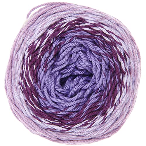 50g Ricorumi -Spin Spin - Farbe: 8 - Verlauf lila - feine Baumwolle zum Häkeln von Amigurumi-Figuren aus den neue Ricorumi-Heften von Rico Design