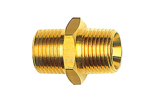 RIEGLER 100917-252.305 Doppelgewindenippel, konisch, R 1 a, R 1 a, SW 41, Messing, 1Stk RIEGLER 100917-252.305 Doppelgewindenippel, konisch, R 1 a, R 1 a, SW 41, Messing, 1Stk von Riegler