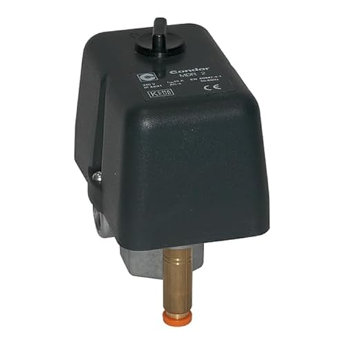 RIEGLER 103040-MDR 2/11 Kompressoren Druckschalter, Wechselstrom, F4 1/4, G 1/4, 4-12 bar, 1Stk RIEGLER 103040-MDR 2/11 Kompressoren Druckschalter, Wechselstrom, F4 1/4, G 1/4, 4-12 bar, 1Stk von Riegler