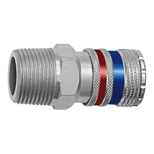 RIEGLER 107616-411.12-A Sicherheitskupplung NW 10, Stahl/Messing verzinkt, R 1/2 AG, 1Stk RIEGLER 107616-411.12-A Sicherheitskupplung NW 10, Stahl/Messing verzinkt, R 1/2 AG, 1Stk von Riegler