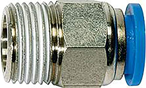 RIEGLER 109146-123.038-10 Gerade Steckverschraubung »Blaue Serie«, R 3/8 a., Schlauch-Ø 10, 1Stk RIEGLER 109146-123.038-10 Gerade Steckverschraubung »Blaue Serie«, R 3/8 a., Schlauch-Ø 10, 1Stk von Riegler