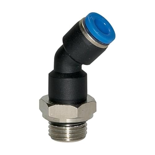 RIEGLER 109227-167.018-8 Steckverschraubung 45° »Blaue Serie«, drehbar, G 1/8 außen, Ø 8mm, 1Stk RIEGLER 109227-167.018-8 Steckverschraubung 45° »Blaue Serie«, drehbar, G 1/8 außen, Ø 8mm, 1Stk von Riegler