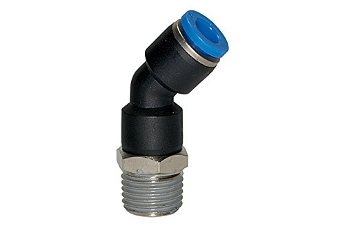 RIEGLER 109245-154.018-10 Steckverschraubung 45° »Blaue Serie«, drehbar, R 1/8 außen, Ø10mm, 1Stk RIEGLER 109245-154.018-10 Steckverschraubung 45° »Blaue Serie«, drehbar, R 1/8 außen, Ø10mm, 1Stk von Riegler