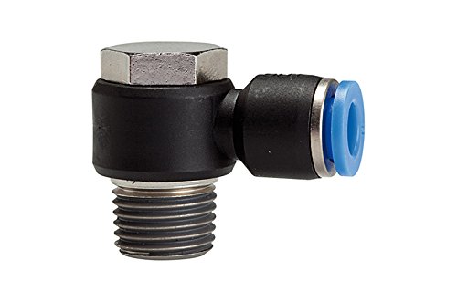 RIEGLER 109424-219.014-6 L-Steckverschraubung »Blaue Serie« drehbar, R1/4 a., max.15, Ø6mm, 1Stk RIEGLER 109424-219.014-6 L-Steckverschraubung »Blaue Serie« drehbar, R1/4 a., max.15, Ø6mm, 1Stk von Riegler