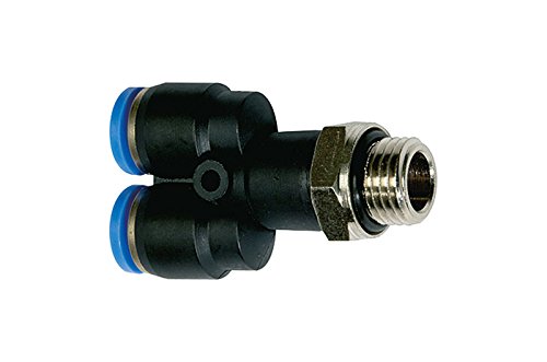 RIEGLER 109587-133.018-8 Y-Steckverschraubung »Blaue Serie«, drehbar, G 1/8 außen, Ø 8 mm, 1Stk RIEGLER 109587-133.018-8 Y-Steckverschraubung »Blaue Serie«, drehbar, G 1/8 außen, Ø 8 mm, 1Stk von Riegler