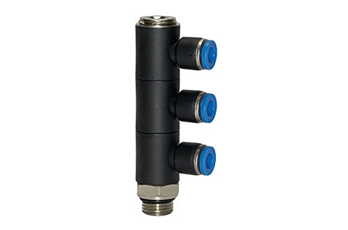 RIEGLER 109680-172.014-10 L-Mehrfachverteiler »Blaue Serie«, 3-fach drehbar, G 1/4 a. Ø10mm, 1Stk RIEGLER 109680-172.014-10 L-Mehrfachverteiler »Blaue Serie«, 3-fach drehbar, G 1/4 a. Ø10mm, 1Stk von Riegler