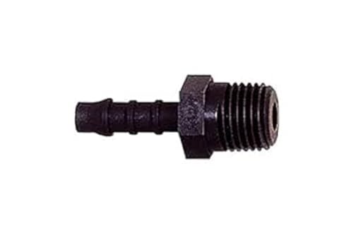 RIEGLER 110950-31.131/5 Gerader Einschraubstutzen, R 1/4 a., für Schlauch LW 5 mm, PA 6, 1Stk von Riegler