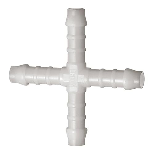 RIEGLER 111054-37.112 Kreuzverbindungsstutzen, für Schlauch LW 6 mm, POM, 1Stk von Riegler