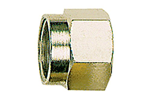 RIEGLER 112058-N 408 Überwurfmutter, M18x1,5, Rohr-Außen-Ø 12 mm, Messing vern., 1Stk RIEGLER 112058-N 408 Überwurfmutter, M18x1,5, Rohr-Außen-Ø 12 mm, Messing vern., 1Stk von Riegler